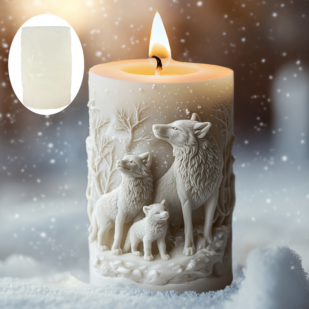 Candle Making Books For Beginners - Kerst Wolf Clan Familie Kaars Siliconen