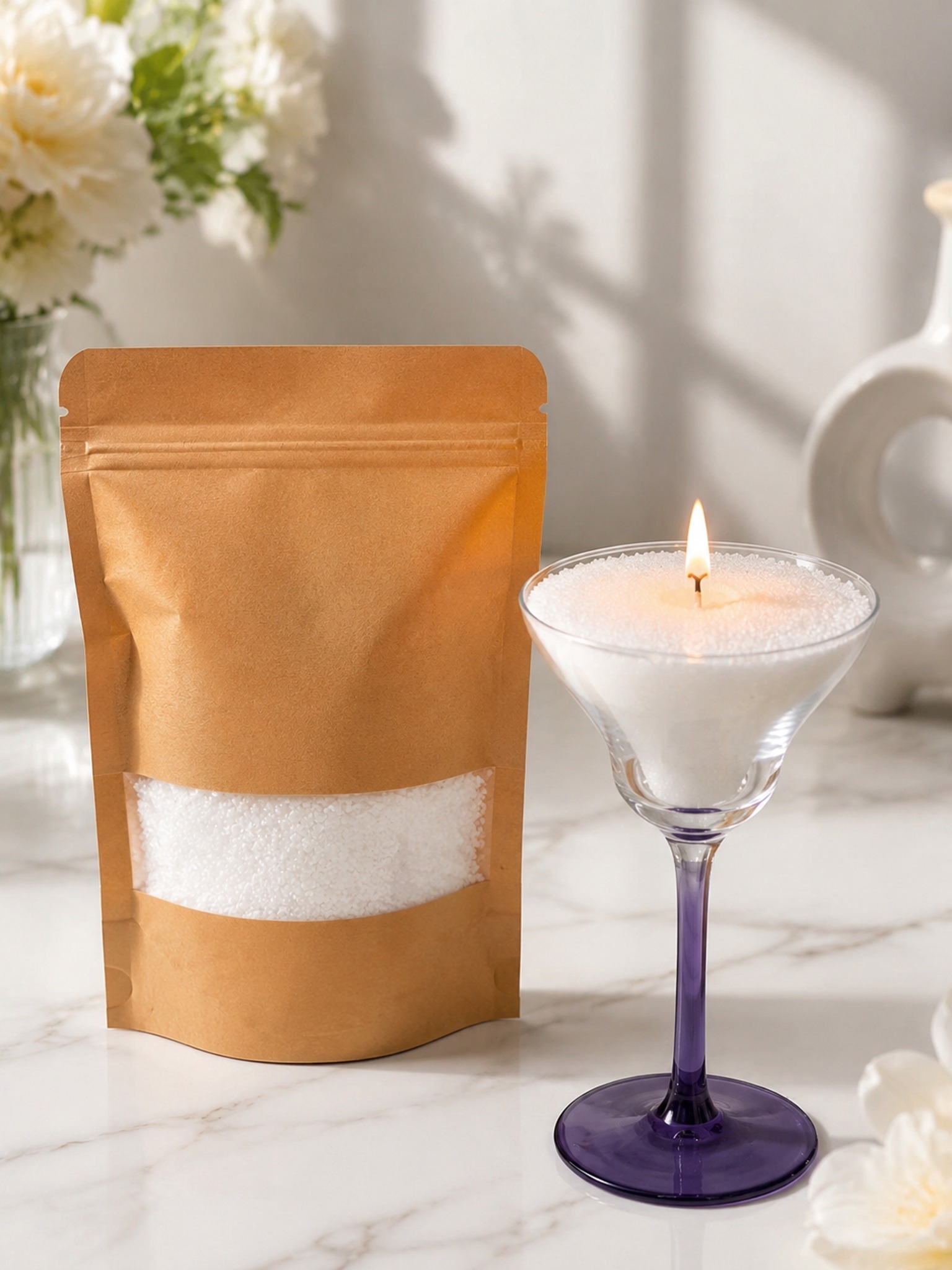Candle Making Place - 1000g parelwas DIY is de grondstof