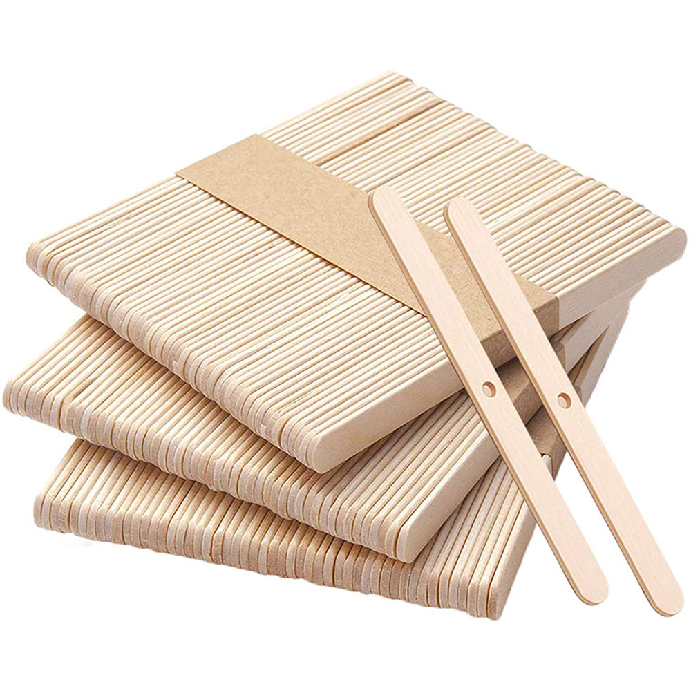 Soy Wax Pillar Blend - 50 stks Houten Wax Core Houder