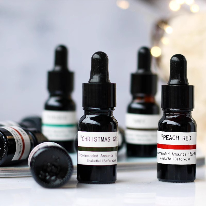 Candle Dye Chip - 10 ml/fles Kaarswas Pigment Kleurstof Niet-giftig
