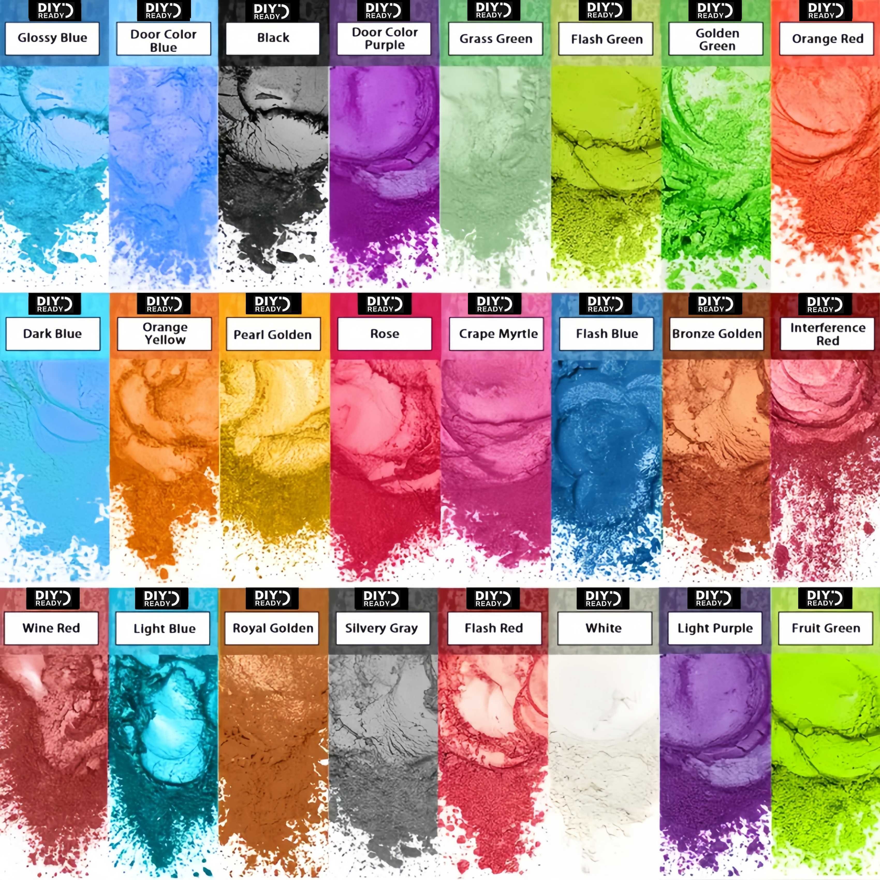 Candle Dye Chip - 24 kleuren/8 kleuren 5 gram 0.