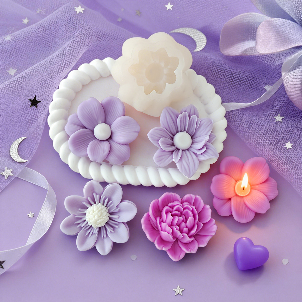 Candle Making Uk - DIY Bloemen Siliconen Kaarsvorm Lotus Dudan