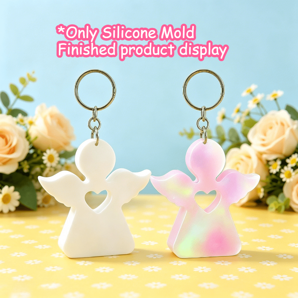 Candle Making Diy - Holle kleine engel siliconen hars mal