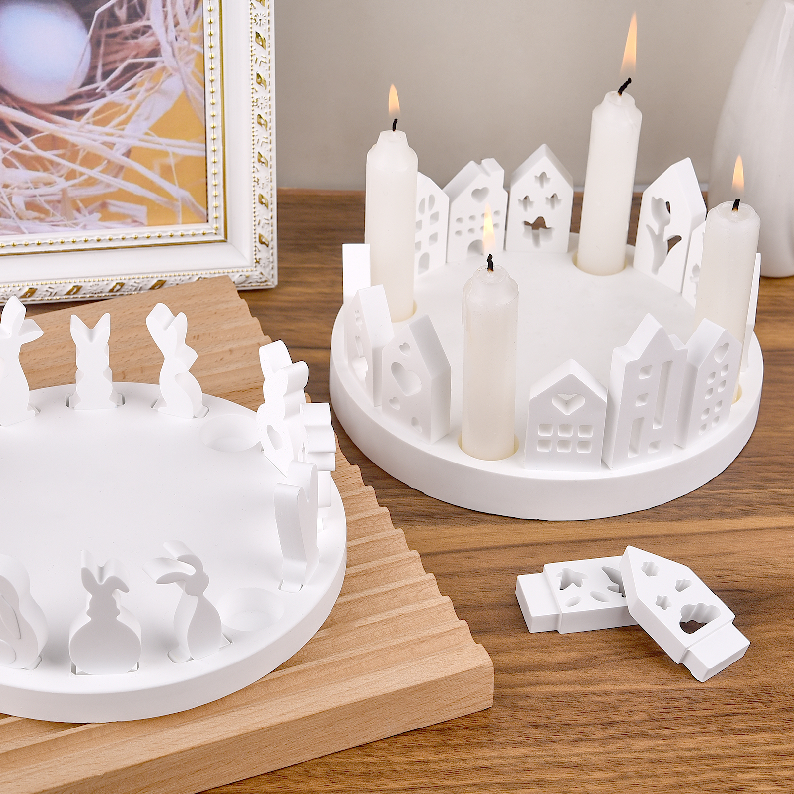 Candle Making Diy - Holle Huis Konijn Kaarshouder Siliconen Mal