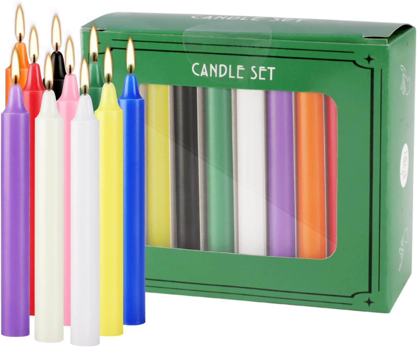 Candle Making Place - 20 kleurrijke kleine wasmassen, geen druppelen,