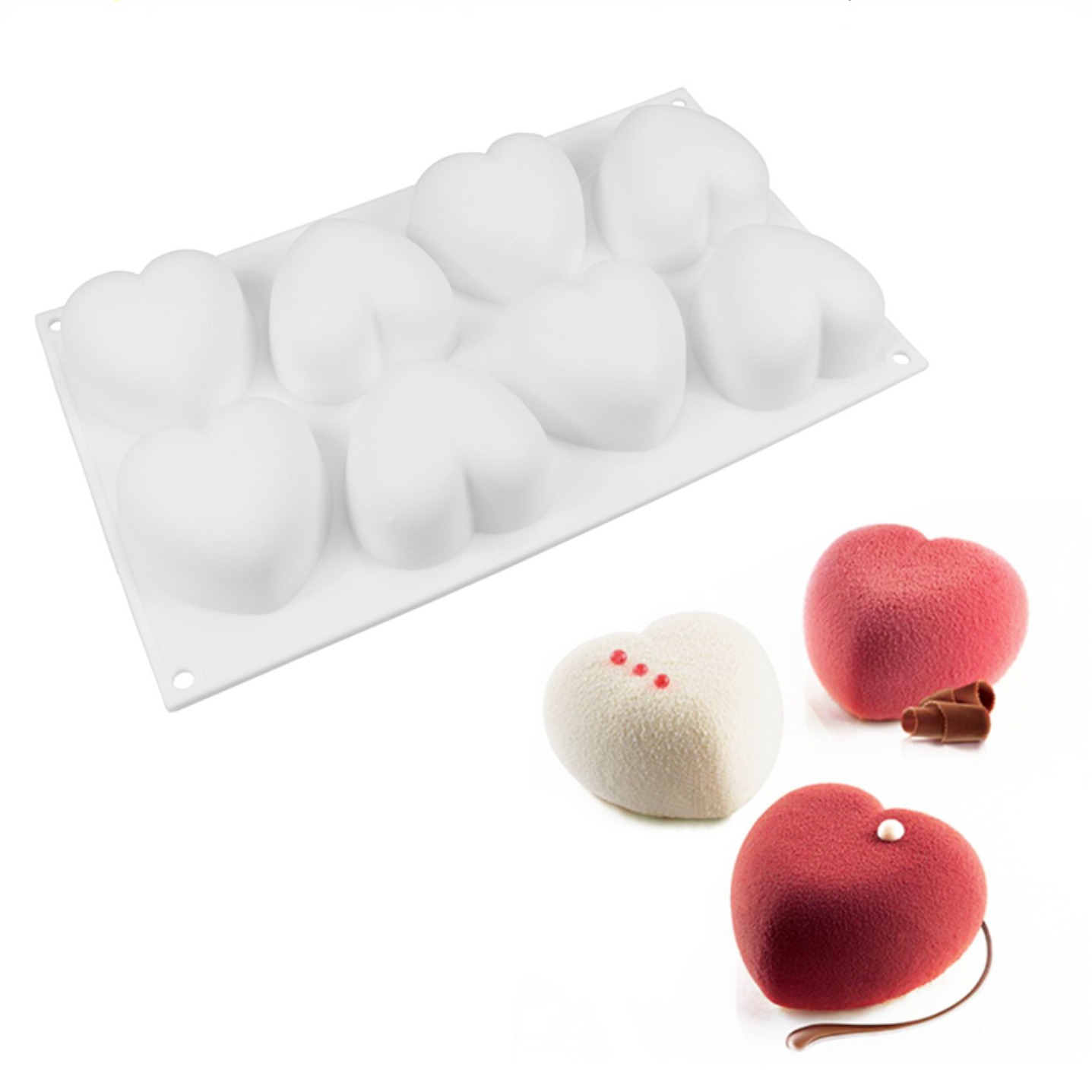 Candle Making Easy - Liefde Hart Siliconen Zeep Schimmel Handgemaakte