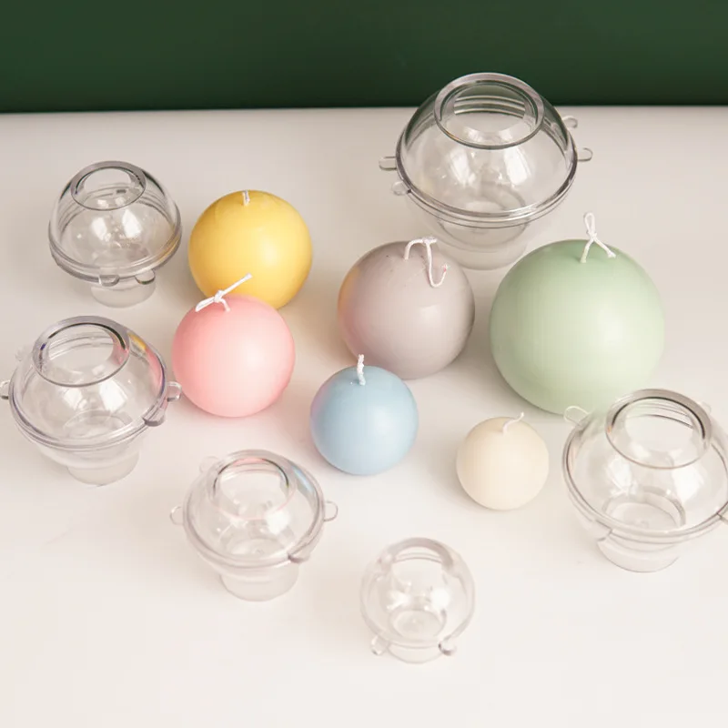 Candle Making Kit Diy - 5-8 cm bolvormige kaars plastic mal