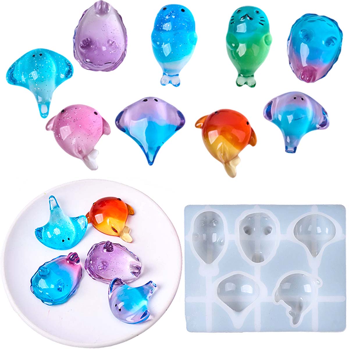 Candle Making Diy - 3D Healing Kawaii Manta Ray Walvis