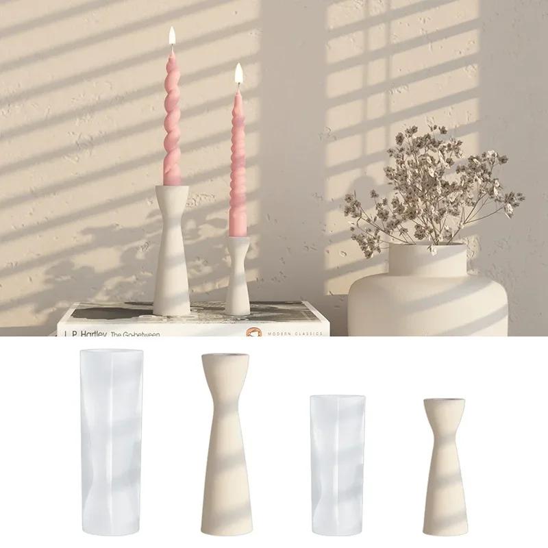 Candle Making Place - Nieuwe kaarsenhouders Siliconen kaarsvorm DIY kaarsen