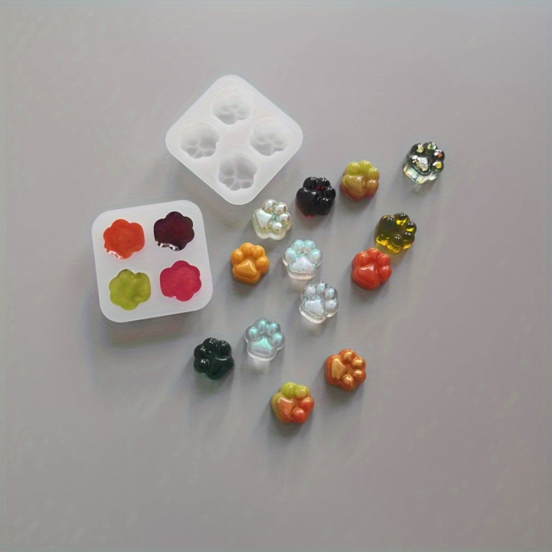 Candle Making Diy - 1Cat Paw Pattern siliconen malset-4A Uniek