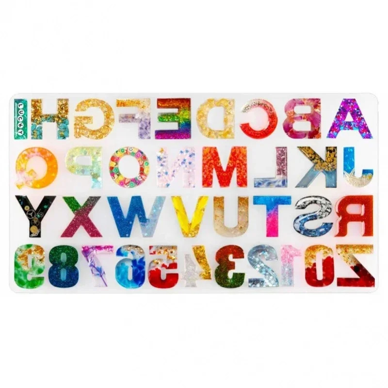 Candle Making Easy - 1pc/2pcs/3pcs LettersAtoZ,Number0to9Silicone Mold,forDIYCrafts,Zeep maken, Kaarsen maken,