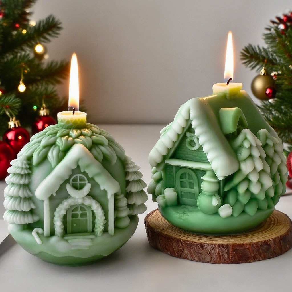 Candle Making Books For Beginners - DIY Kerstboom Huis Siliconen Mal Handgemaakte