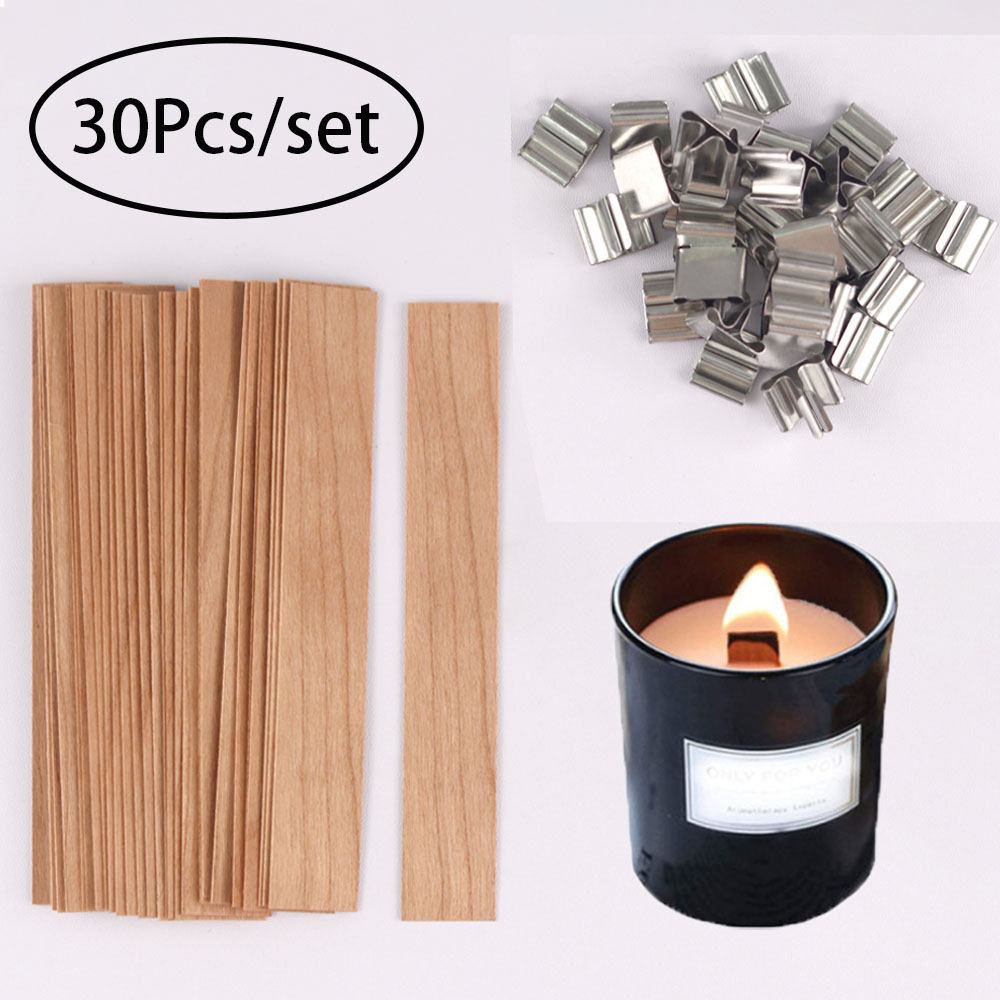 Candle Making Kit Wholesale - 30 Stuks Houten Kaarsenwieken Kaarsen Maken