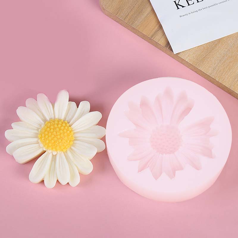 Candle Making Easy - DIY Kaars Siliconen Mal Daisy Kamille
