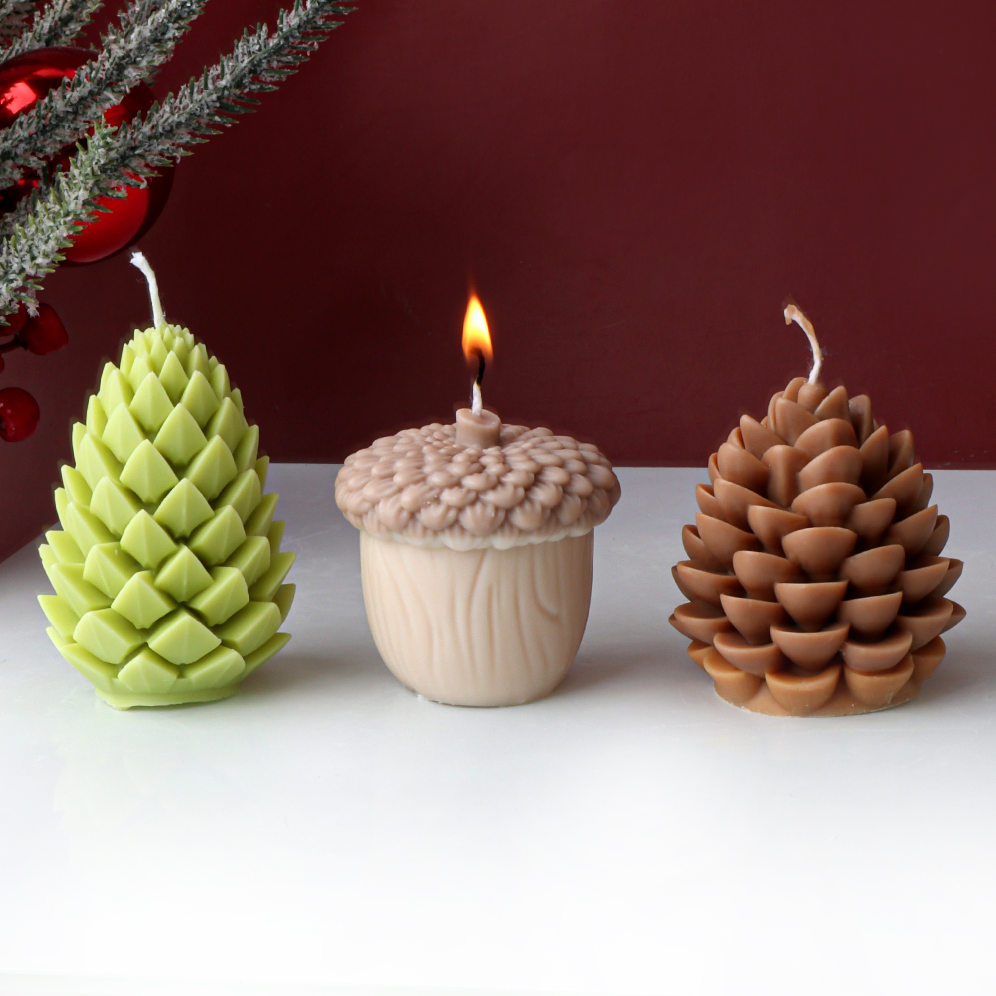 DIY Dennenappel Kaars Silicone - Candle Making Books For Beginners recensie en prijs
