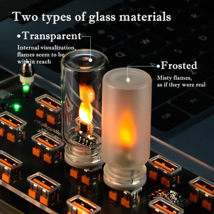 5V USB LED Vlamtype Nachtlampj - Candle Making Glass recensie en prijs
