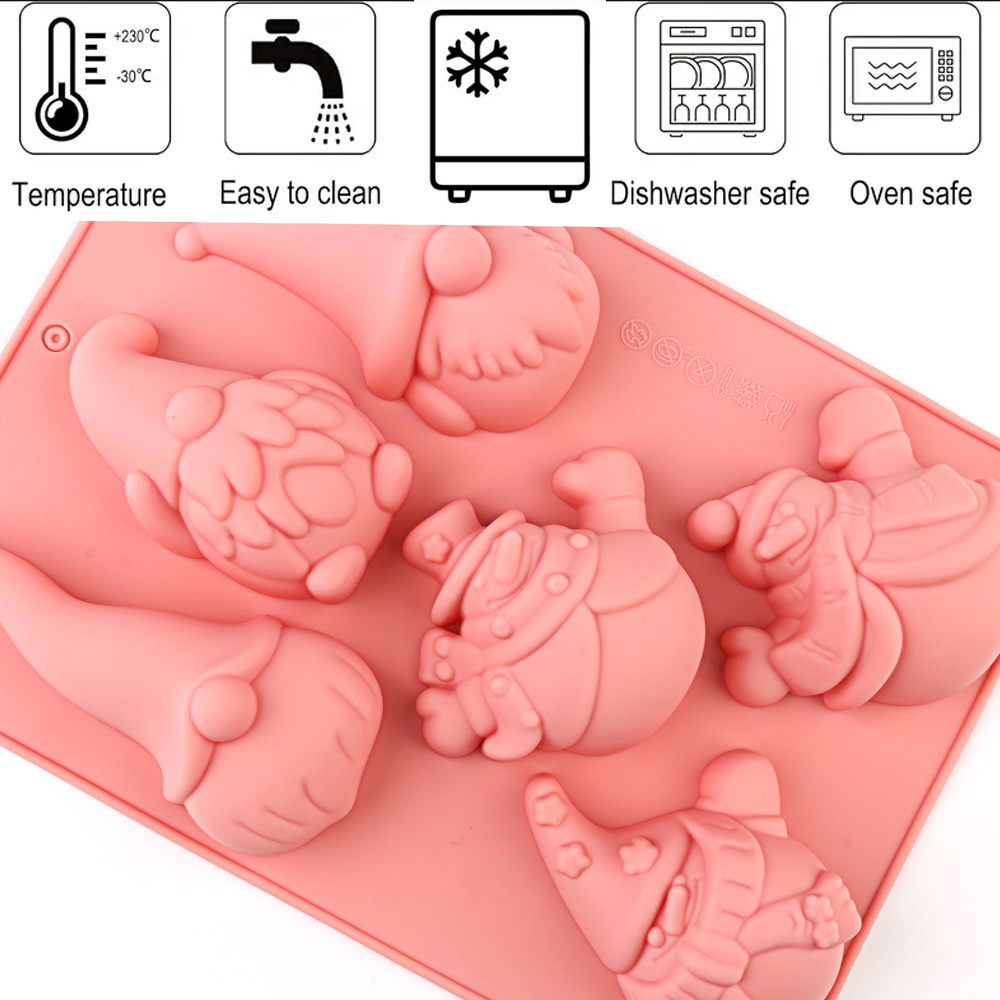 6-delige siliconen bakvorm voo - Candle Making Uk recensie en prijs
