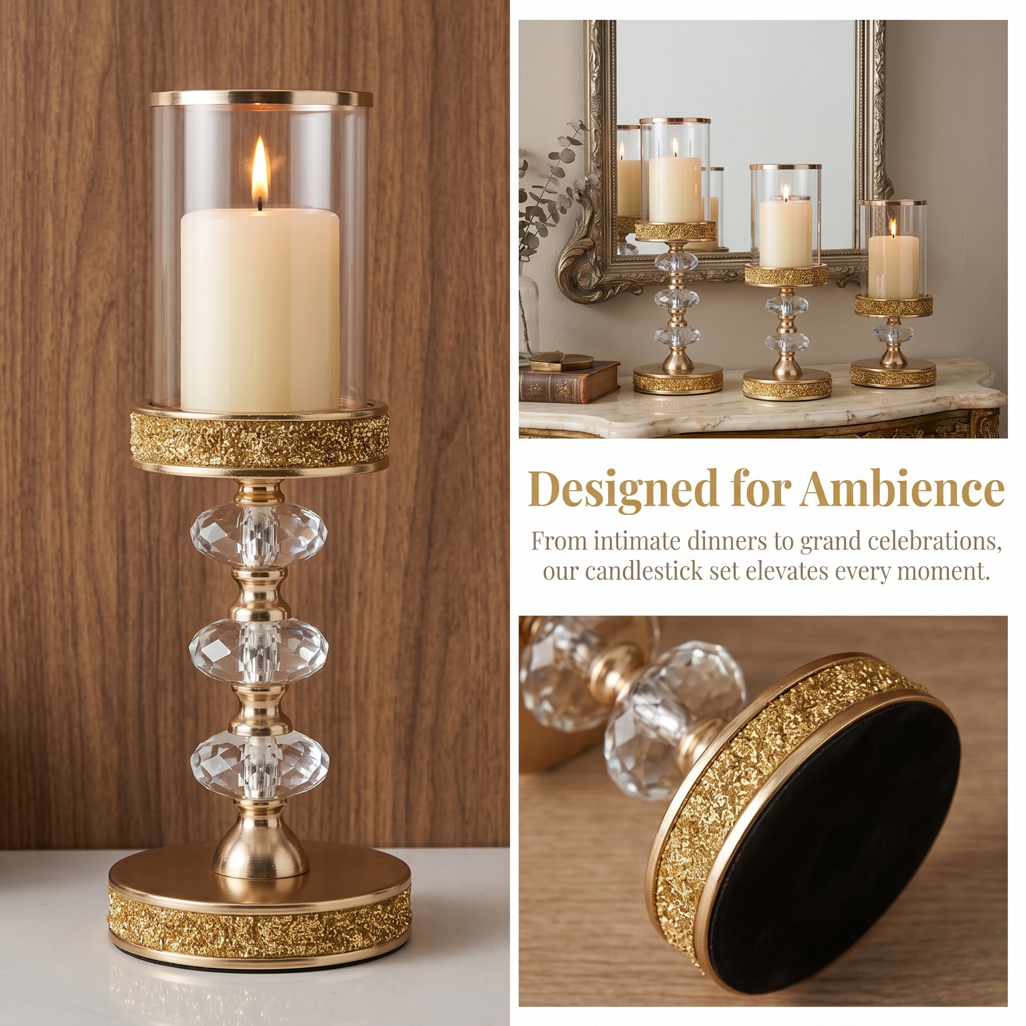 Luxe kristallen kaarsenhouders - Candle Making Glass recensie en prijs