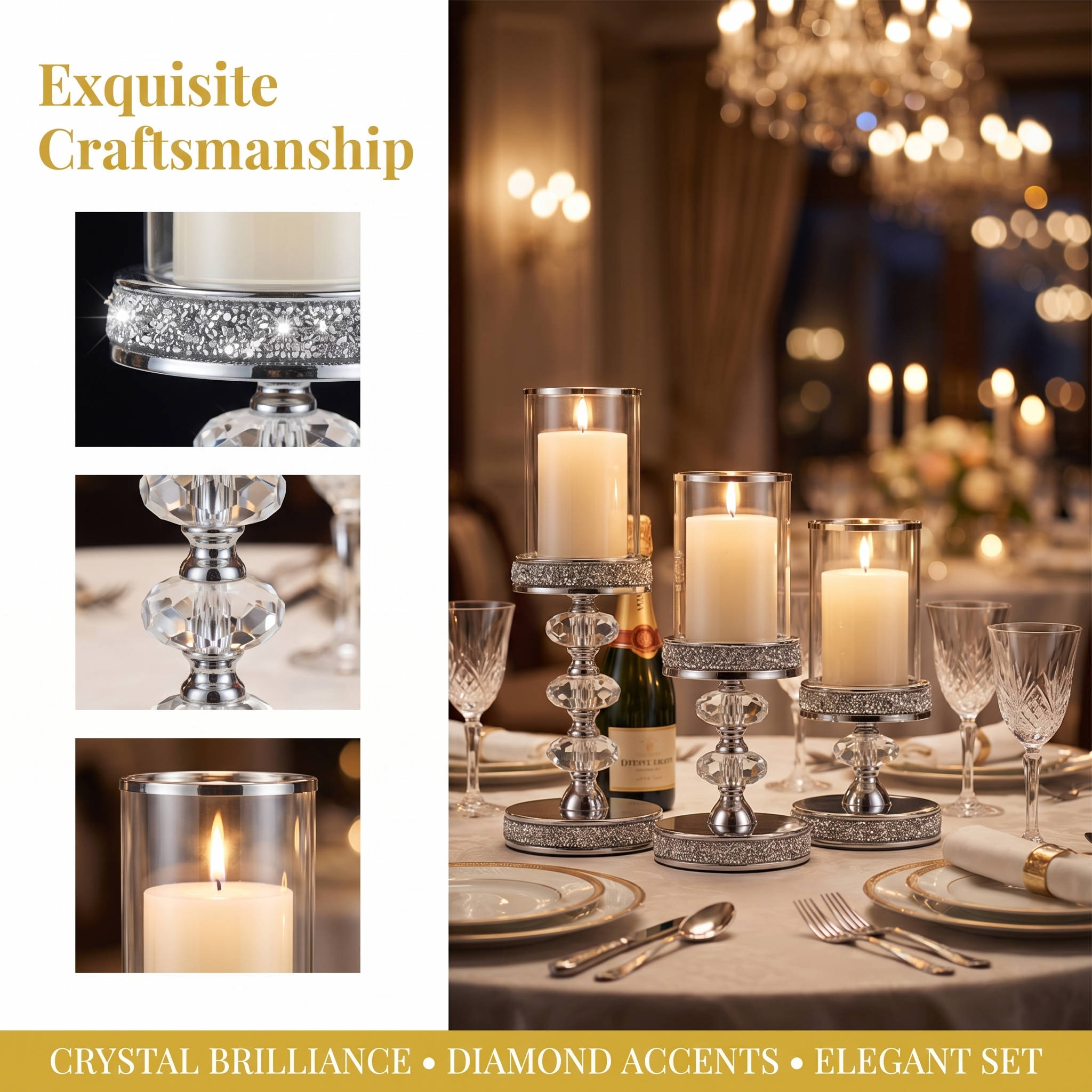 Luxe kristallen kaarsenhouders - Candle Making Glass recensie en prijs