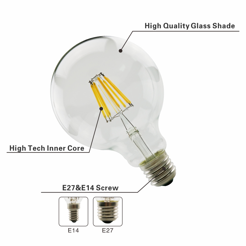 LED Gloeilamp E27 E14 Retro Ed - Candle Making Glass recensie en prijs