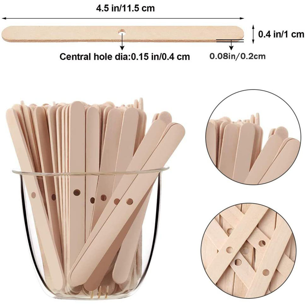 50 stks Houten Wax Core Houder - Soy Wax Pillar Blend recensie en prijs