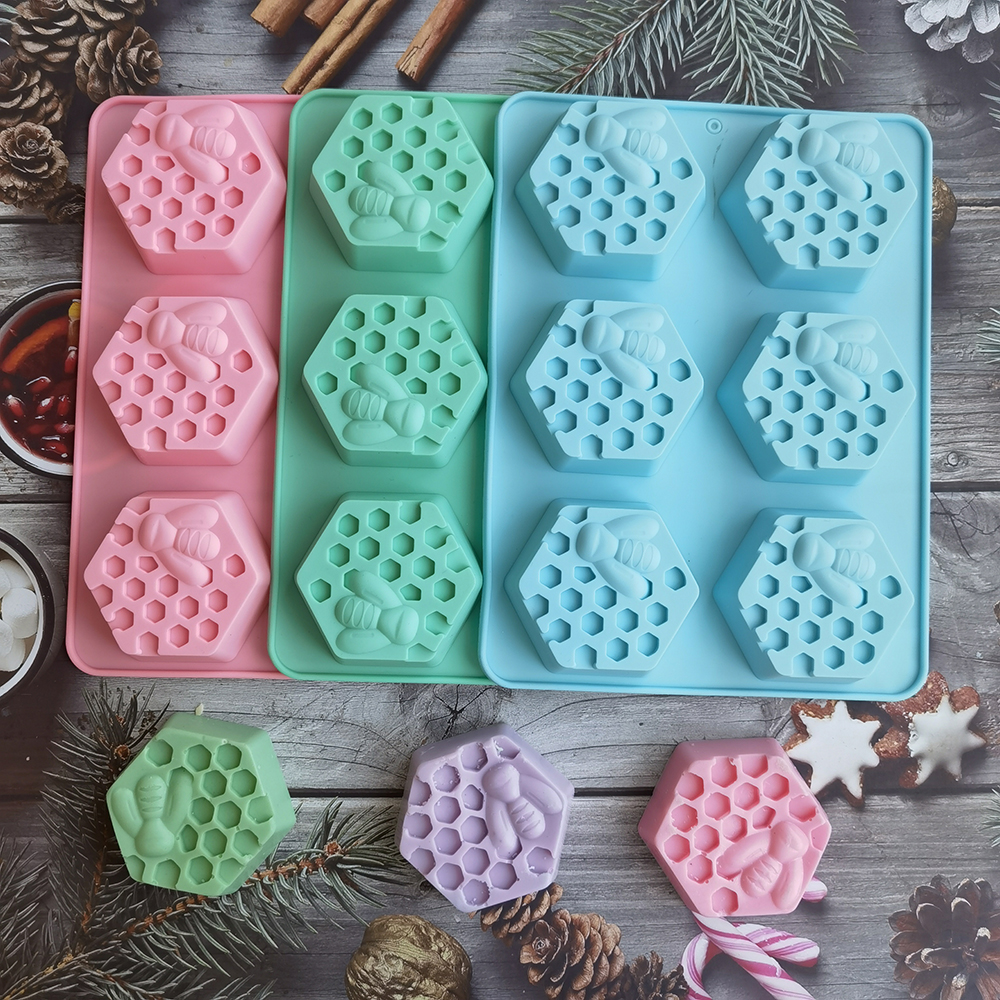 Siliconen Zeshoekige Bee Zeep  - Candle Making Easy recensie en prijs