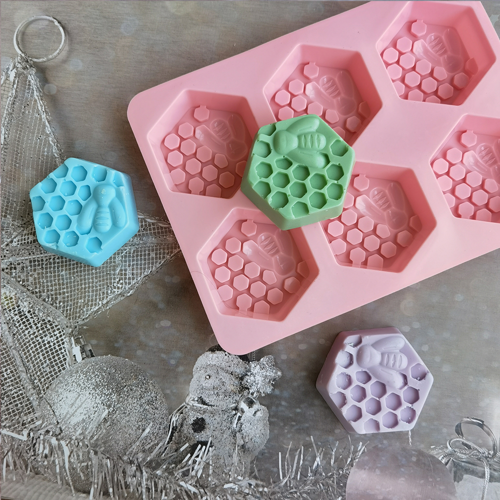 Siliconen Zeshoekige Bee Zeep  - Candle Making Easy recensie en prijs