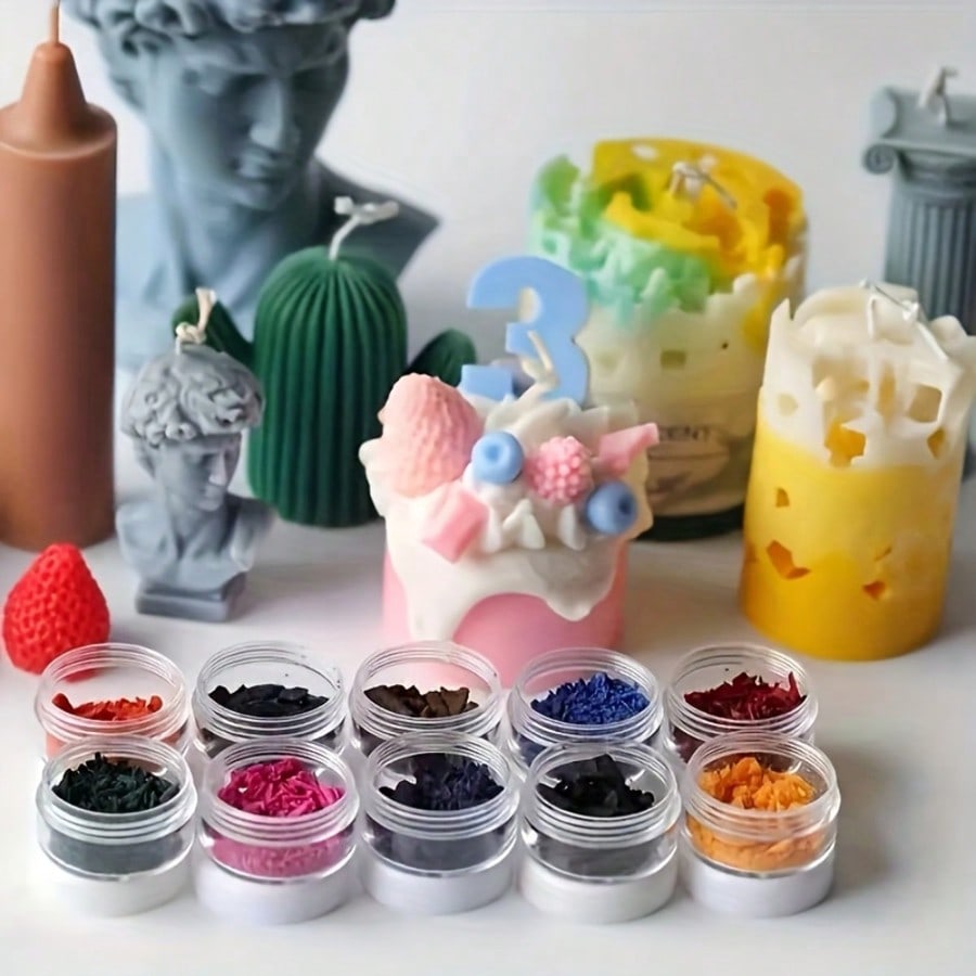 34-kleuren/16-kleuren/12-kleur - Candle Dye Chip recensie en prijs