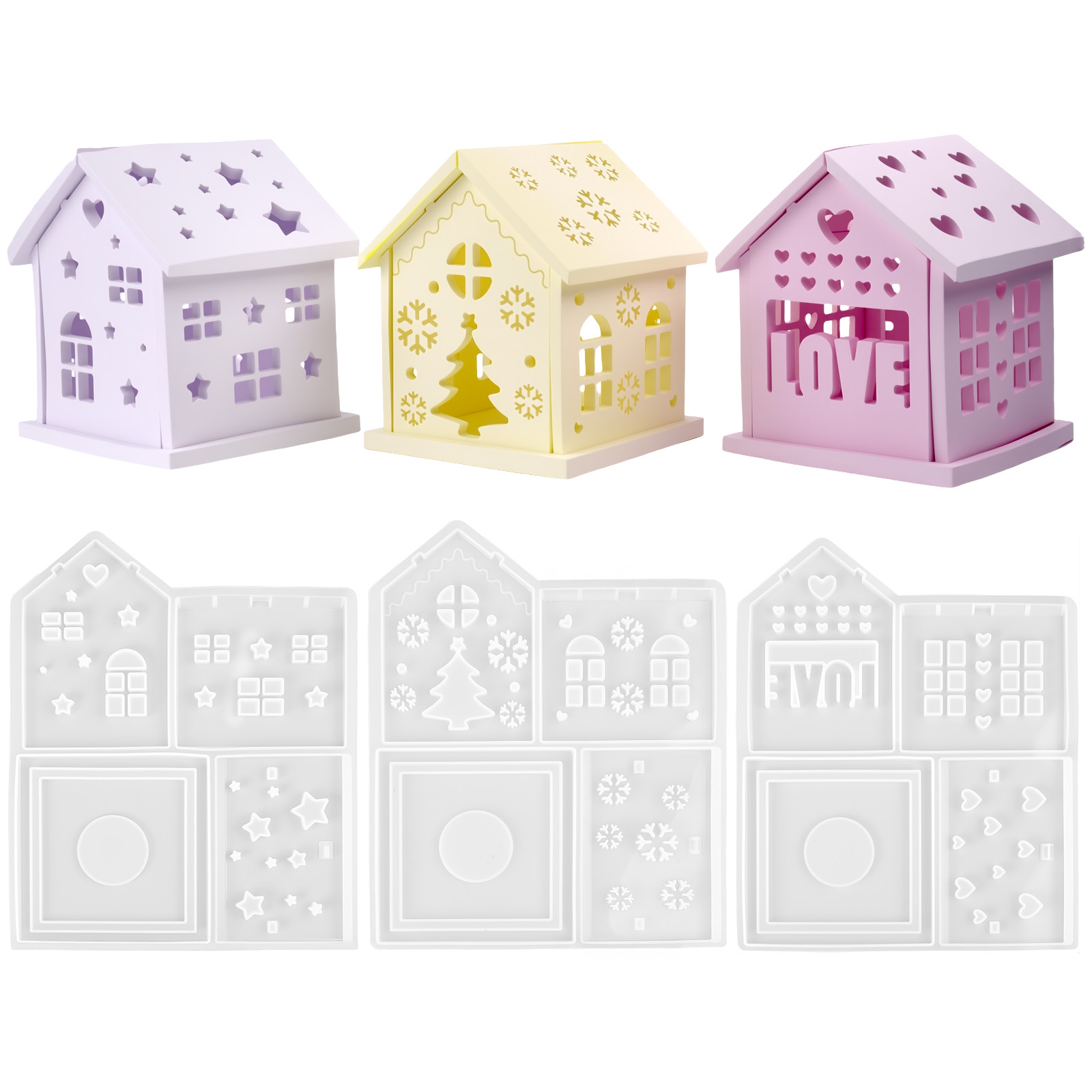 3D Huis Siliconen Mal DIY Kers - Candle Making Diy recensie en prijs