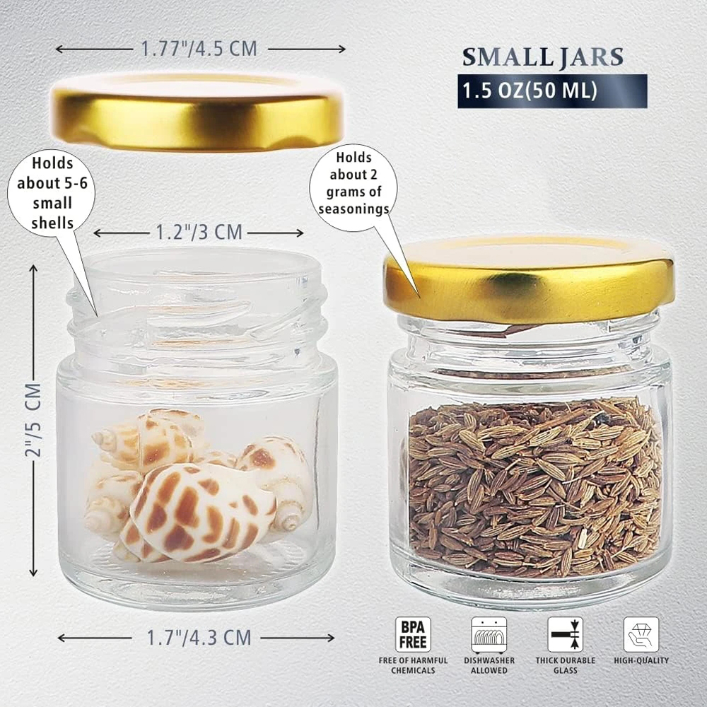 Kleine glazen potten met dekse - Candle Making Glass recensie en prijs