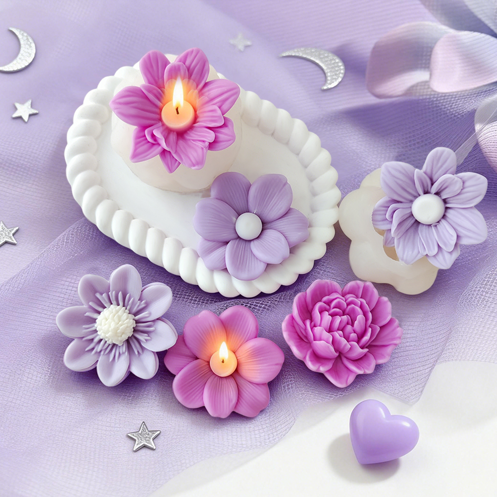 DIY Bloemen Siliconen Kaarsvor - Candle Making Uk recensie en prijs