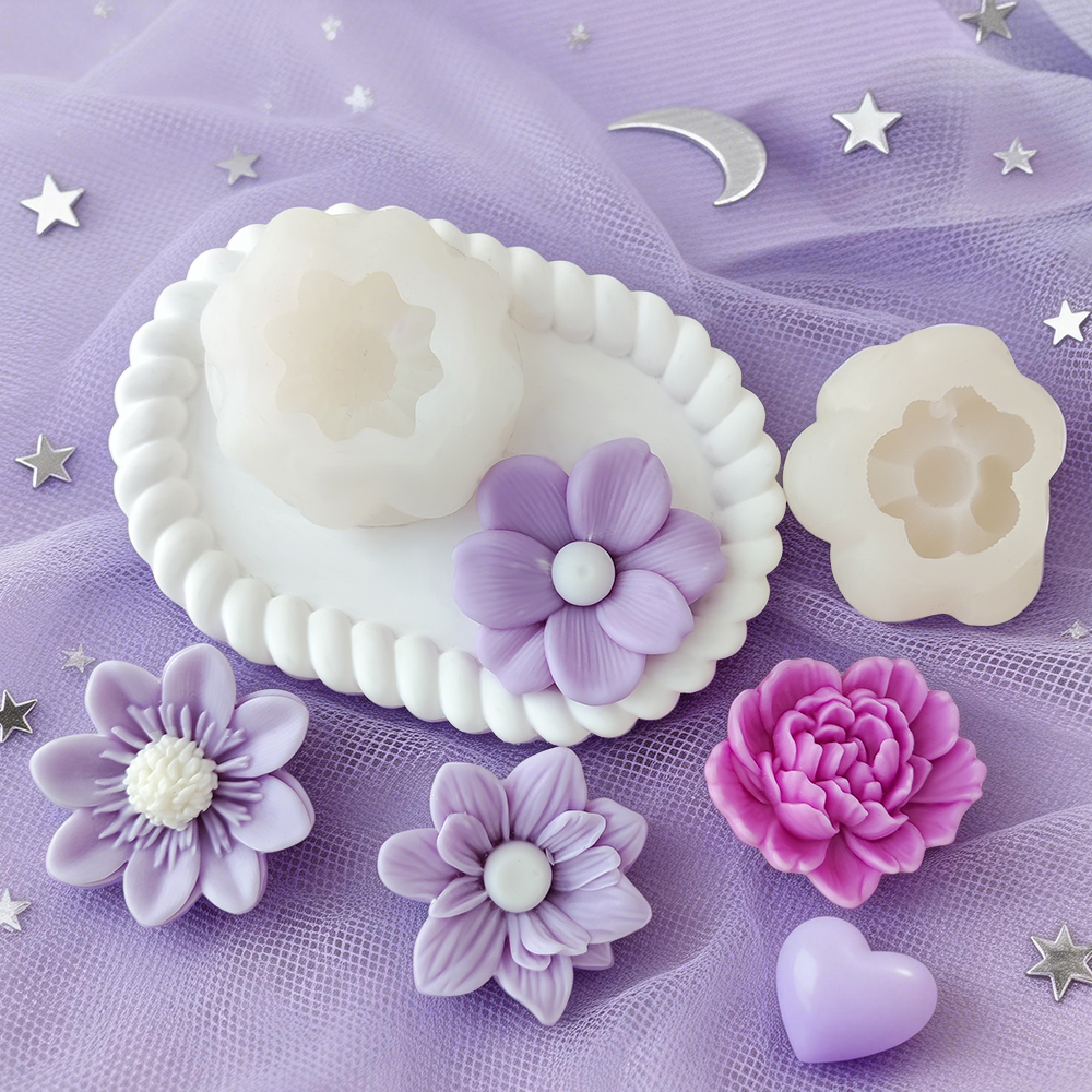 DIY Bloemen Siliconen Kaarsvor - Candle Making Uk recensie en prijs