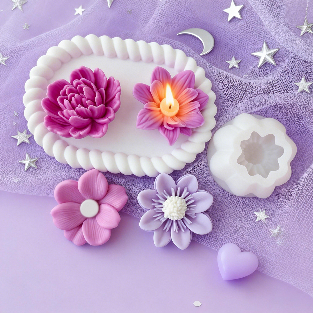 DIY Bloemen Siliconen Kaarsvor - Candle Making Uk recensie en prijs