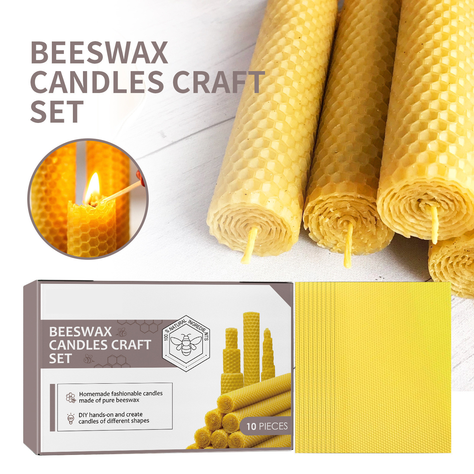 Bijenwasplaten Kaarsen maken k - Candle Making Event recensie en prijs