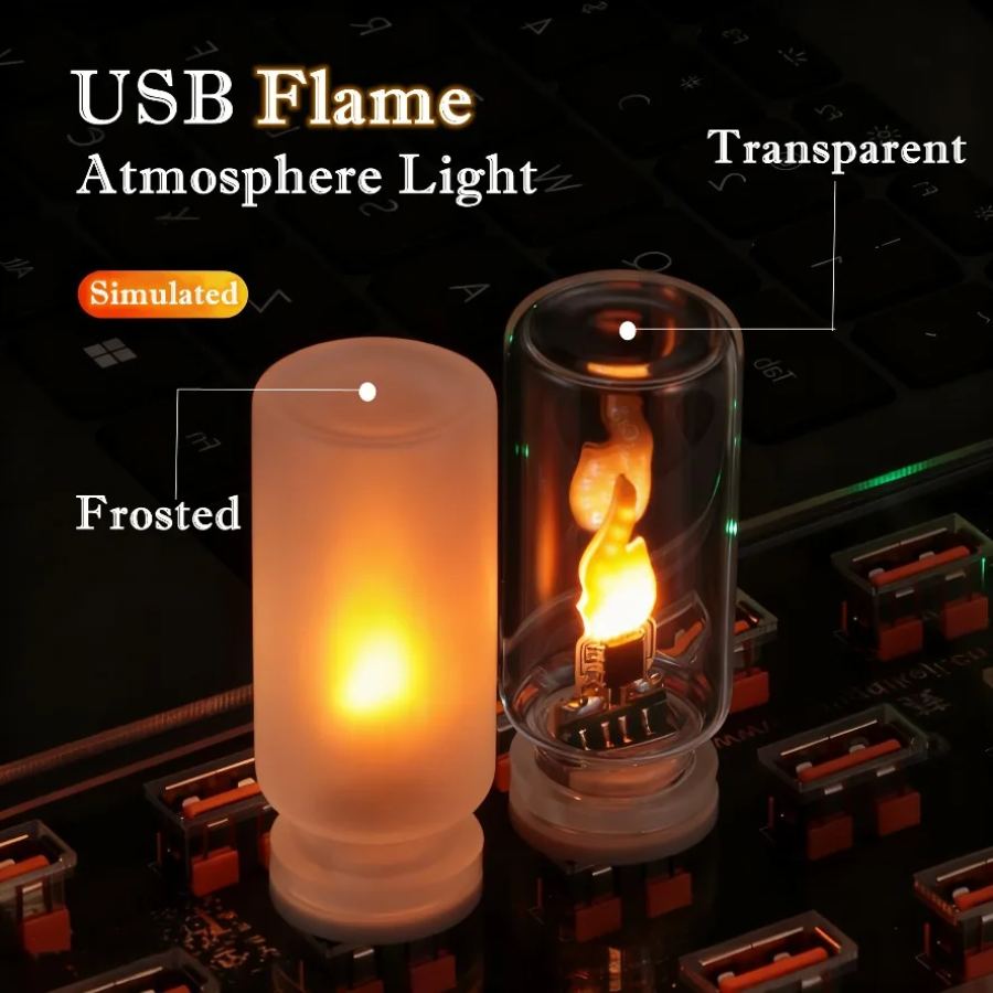 USB-vlam flikkerende LED-kande - Candle Making Glass recensie en prijs