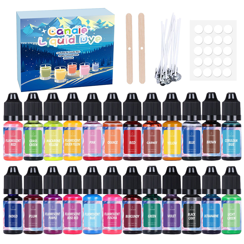 20-kleuren kaarskleurstof pigm - Candle Dye Chip recensie en prijs