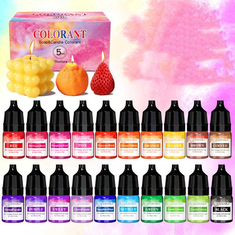 20-kleuren kaarskleurstof pigm - Candle Dye Chip recensie en prijs