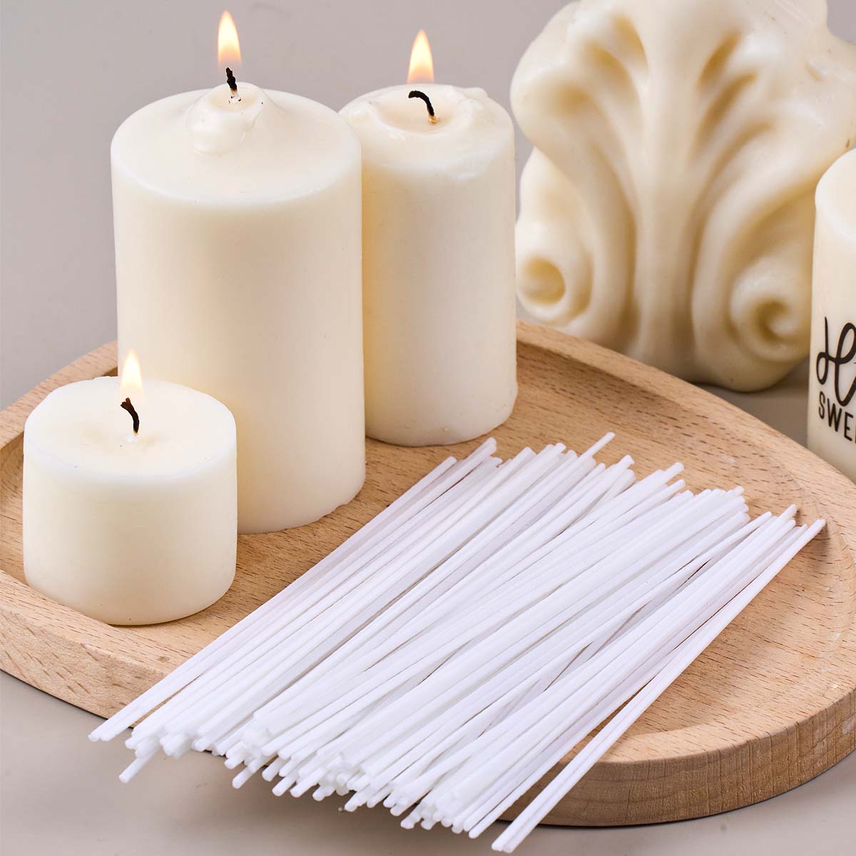 50 stks/set Gewaxte Katoenen K - Candle Making Kit Wholesale recensie en prijs