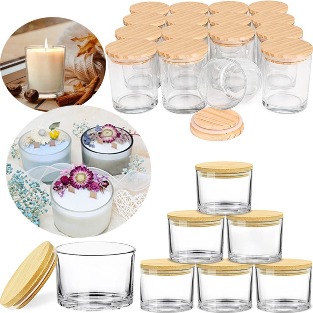 Helderglazen kaarspotten Klein - Candle Making Glass recensie en prijs