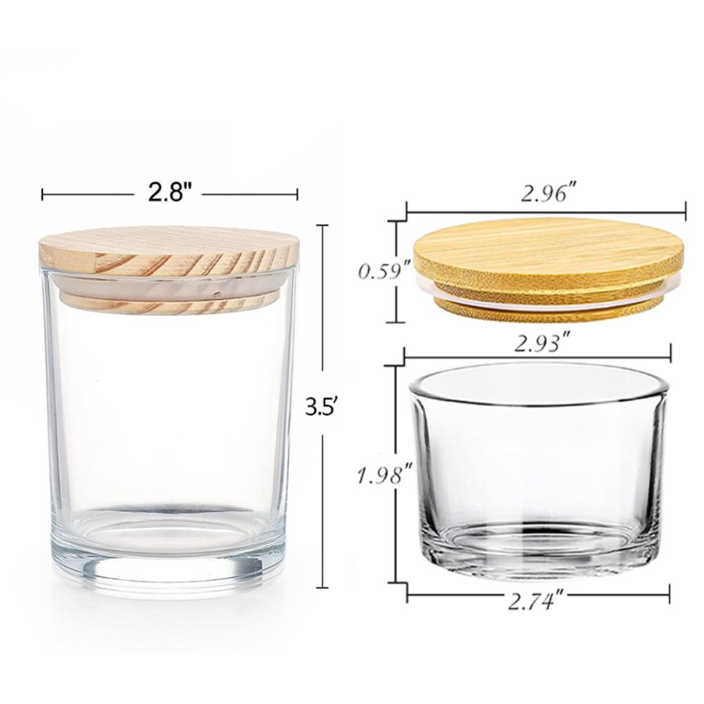 Helderglazen kaarspotten Klein - Candle Making Glass recensie en prijs