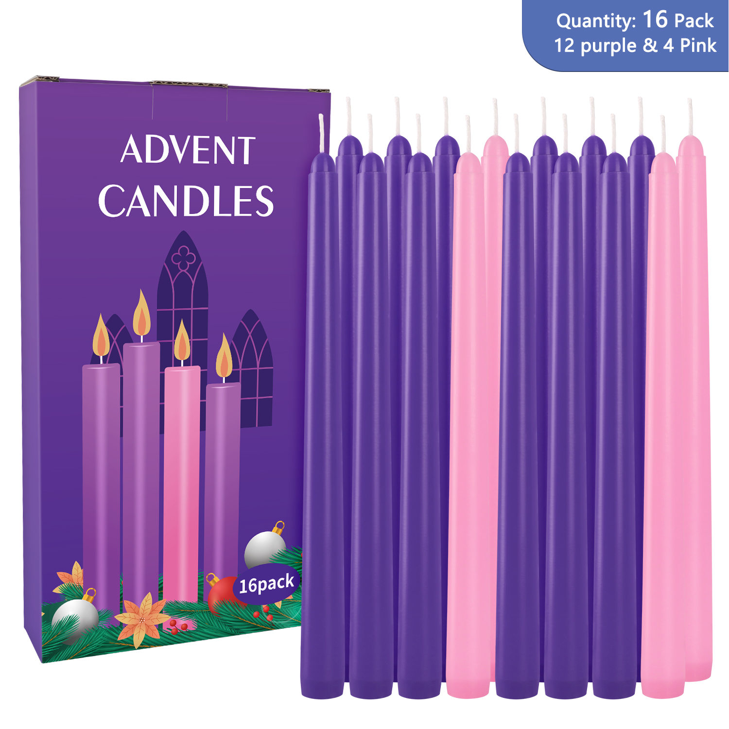 16 stuks 10 inch B-modellen 12 - Candle Making Place recensie en prijs