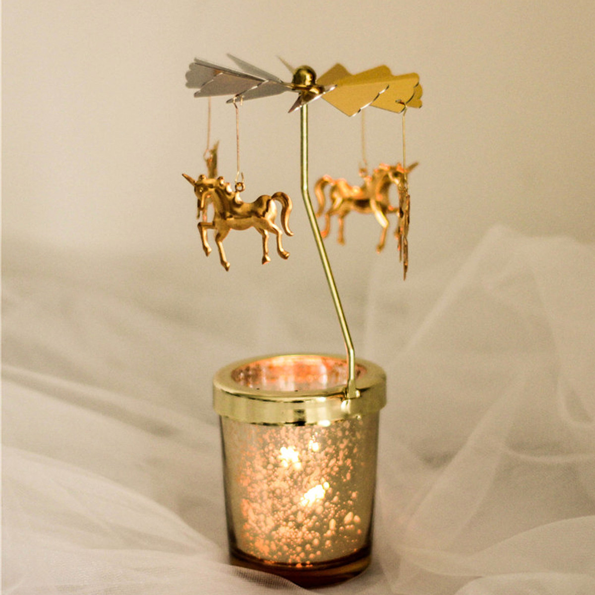 Draaiende glazen kaarsenhouder - Candle Making Glass recensie en prijs