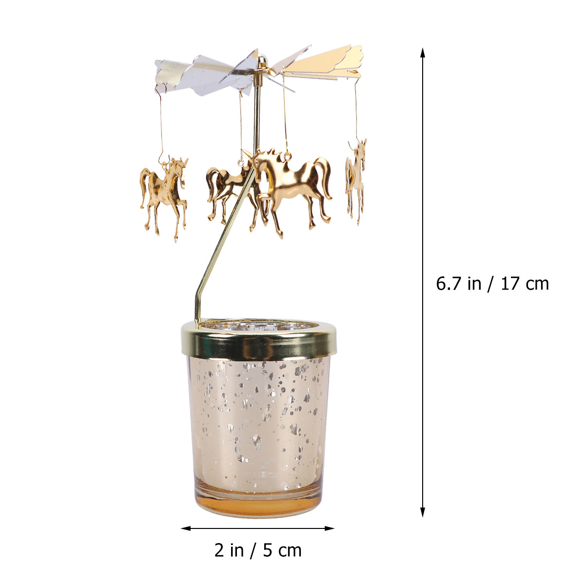 Draaiende glazen kaarsenhouder - Candle Making Glass recensie en prijs