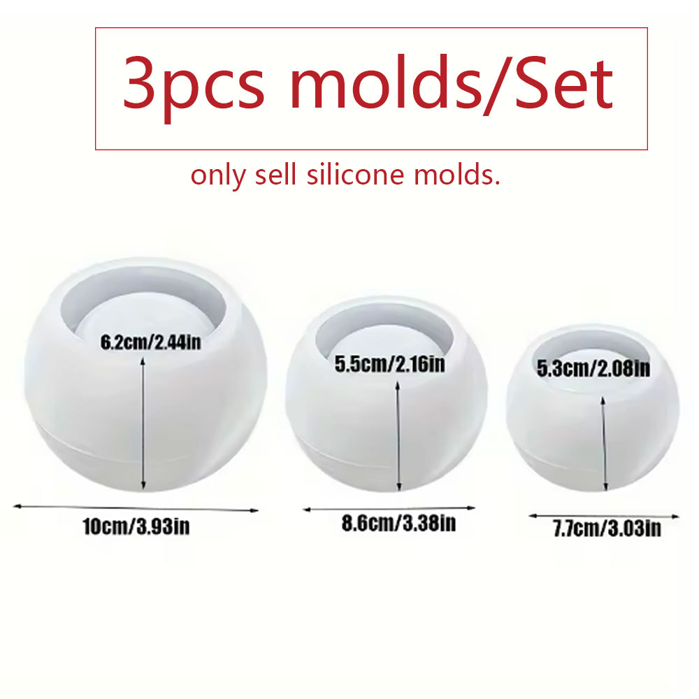 3 stuks ronde bloempot silicon - Candle Making Uk recensie en prijs