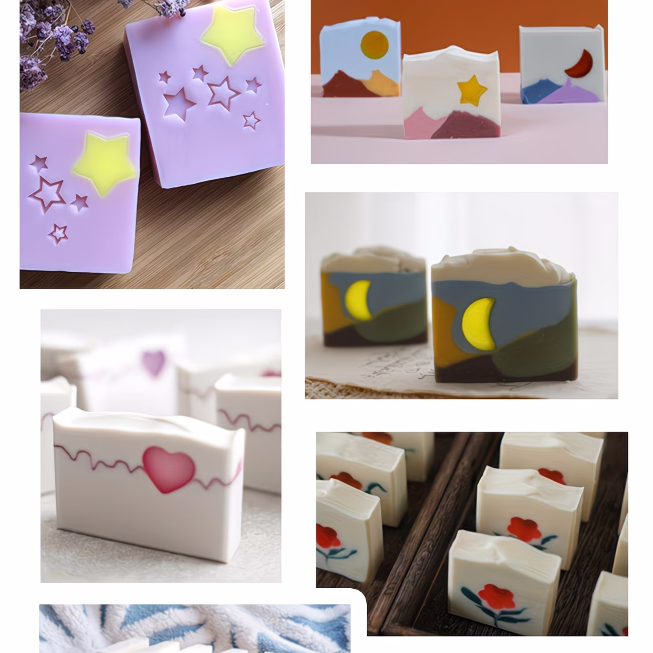 Siliconen buisvormen met ster- - Candle Making Youtube recensie en prijs