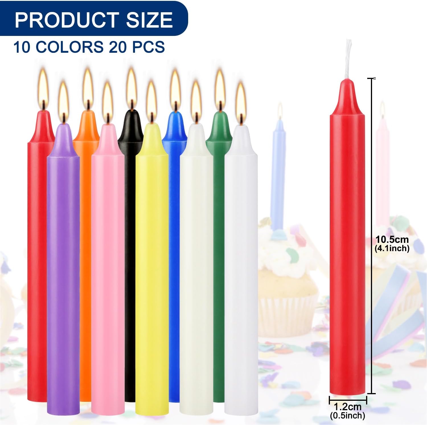 20 kleurrijke kleine wasmassen - Candle Making Place recensie en prijs