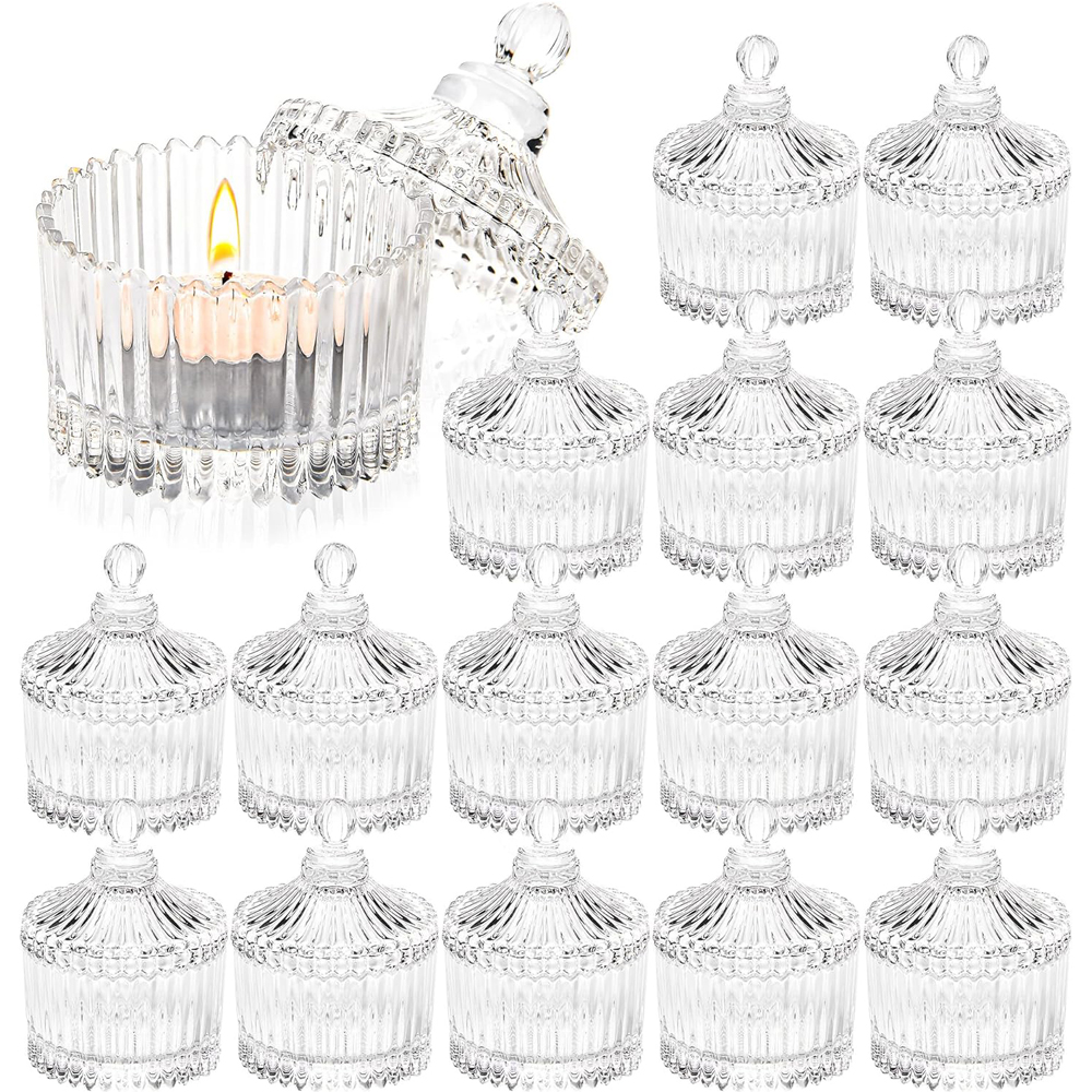 Votiefkaarsenhouders met dekse - Candle Making Glass recensie en prijs