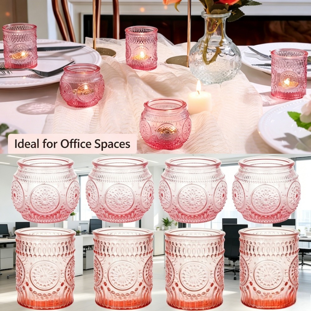 Vintage geëmbosseerde glazen t - Candle Making Glass recensie en prijs