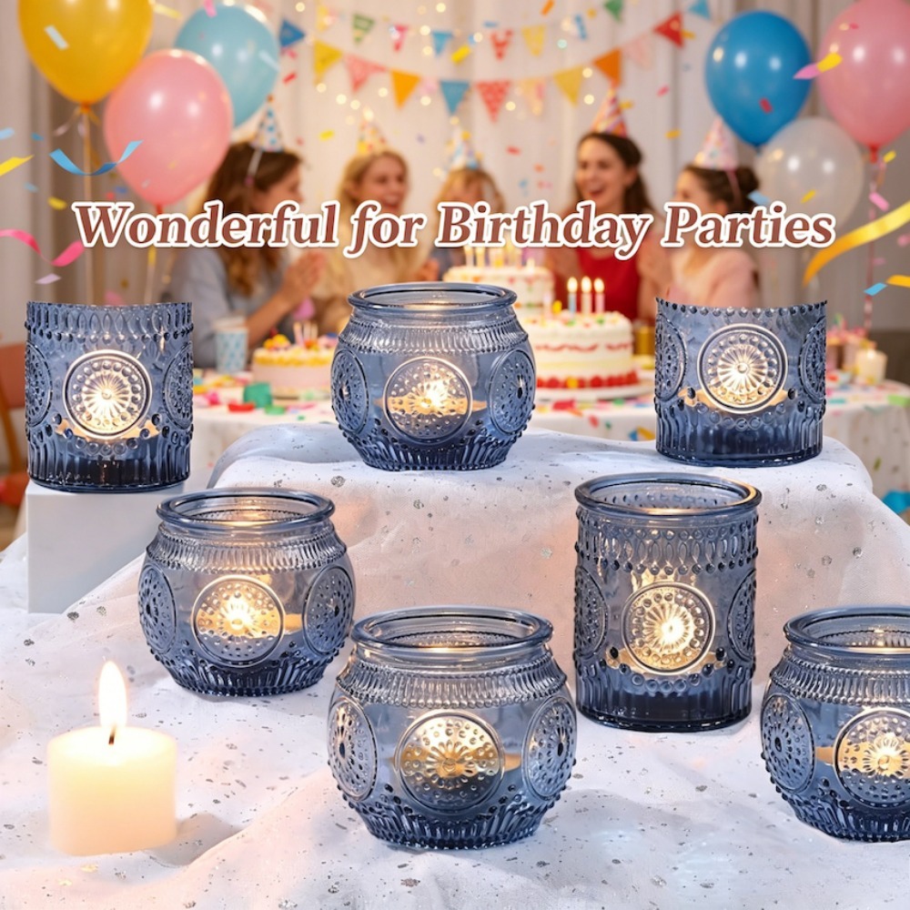 Vintage geëmbosseerde glazen t - Candle Making Glass recensie en prijs