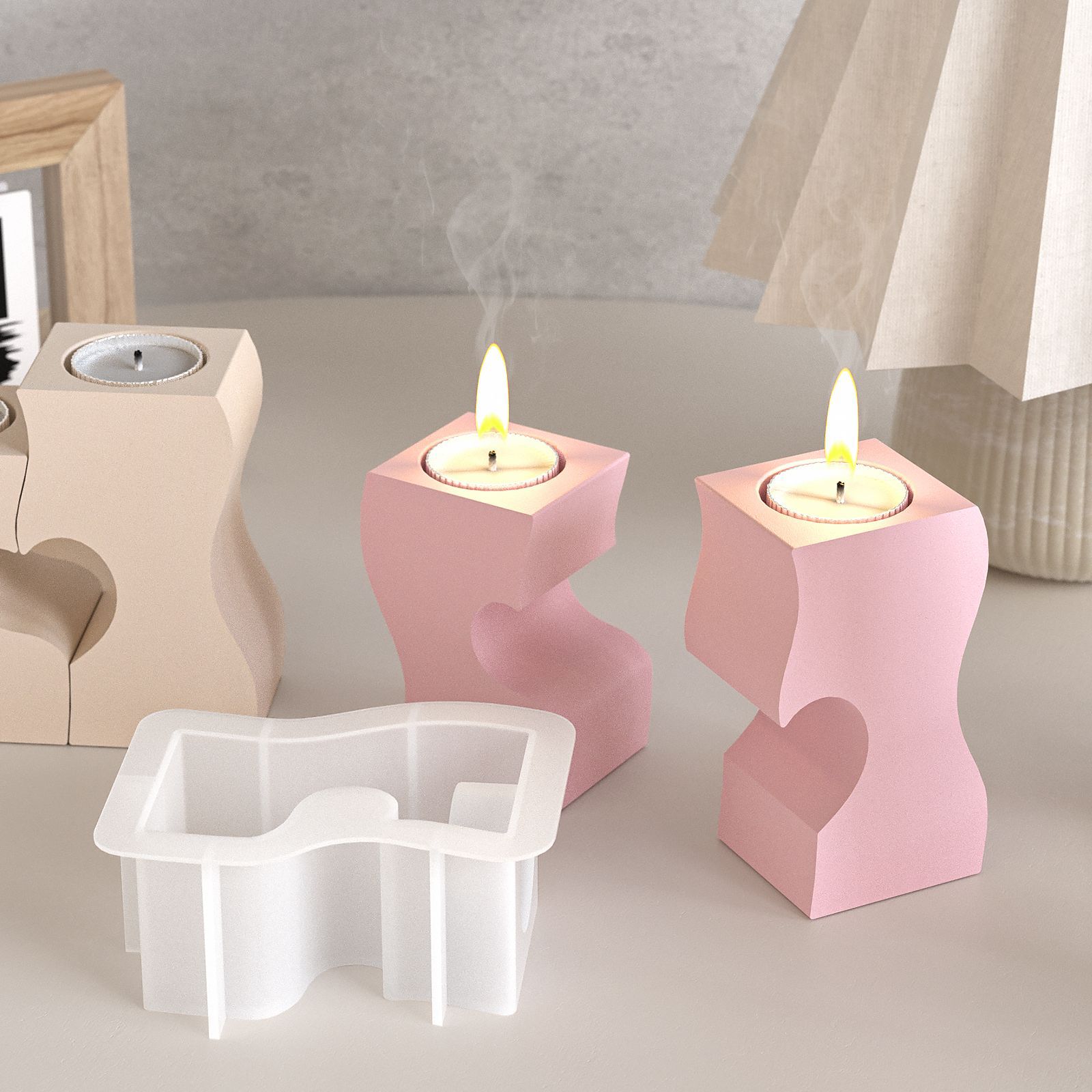 S Hart Kandelaar Siliconen Mal - Candle Making Diy recensie en prijs
